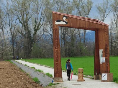 Ingresso della Riserva da Morozzo | G. Bernardi